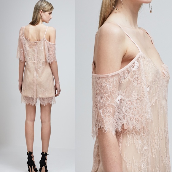 Keepsake Above Water Black Lace Mini Dress - Picture 2 of 6